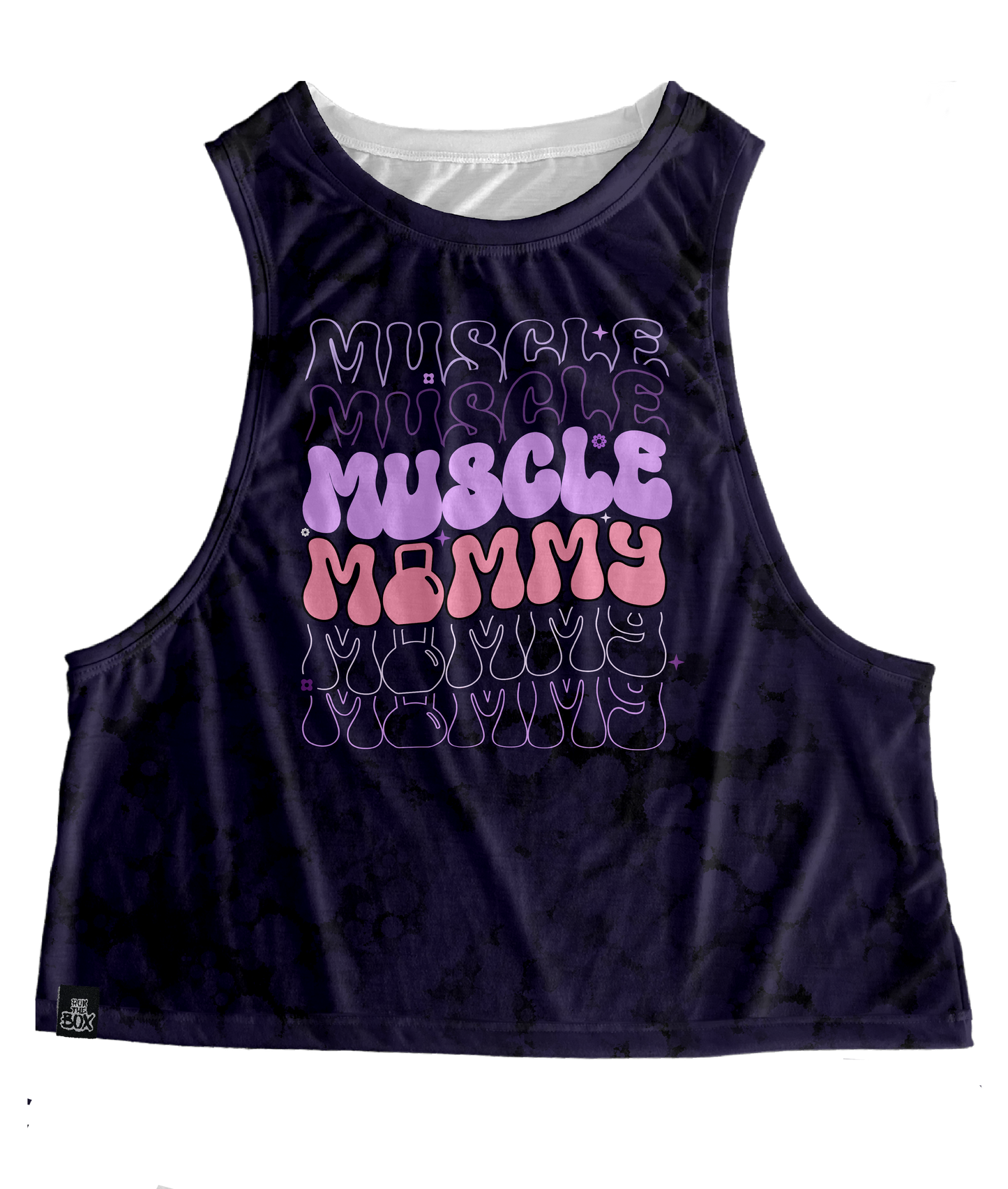 Triple Muscle Mommy (Purple) Tops