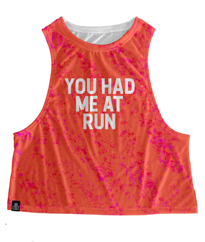 You Had Me At Run (oranges)Tops