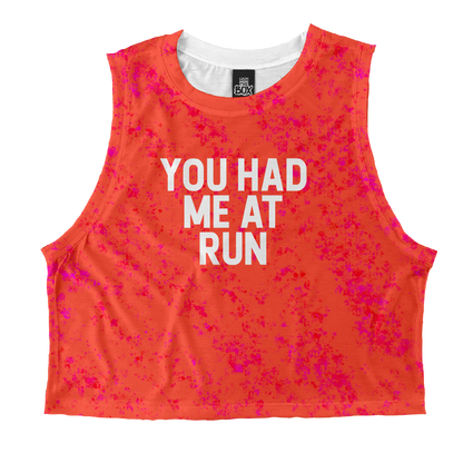 You Had Me At Run (oranges)Tops