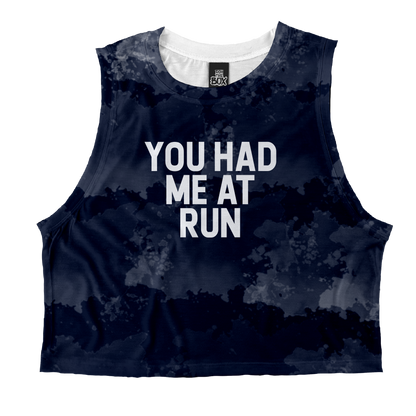 You Had Me At Run (grays)Tops