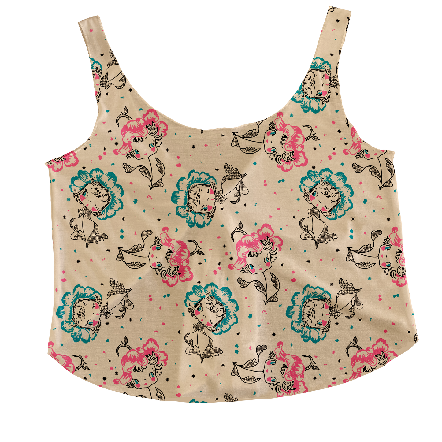 Dolly Daisies Tieback Tank