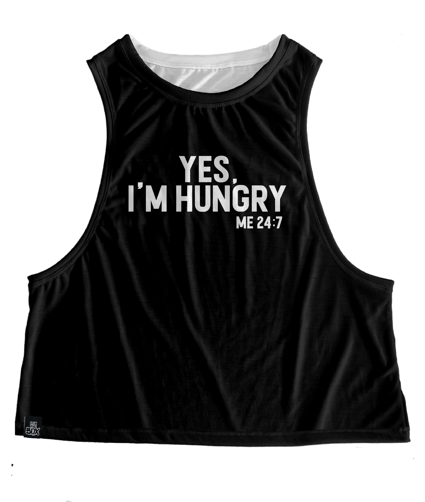 Yes, I’m Hungry (black)Tops