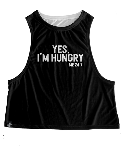 Yes, I’m Hungry (black)Tops