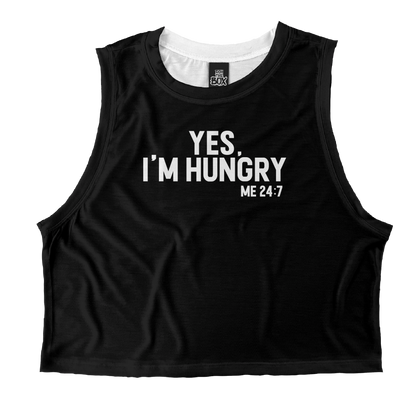 Yes, I’m Hungry (black)Tops