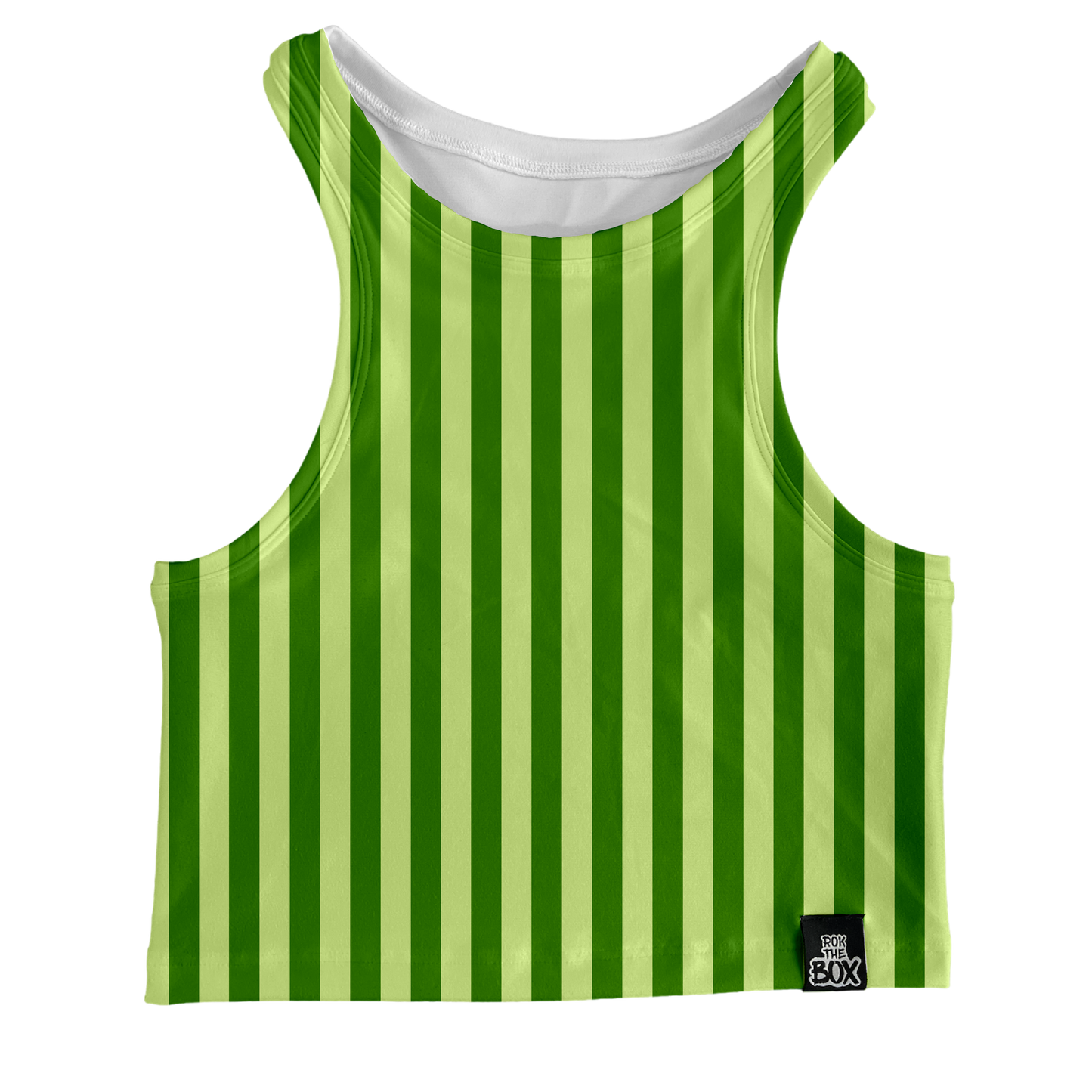 Pickle Green Stripes BOX Tank