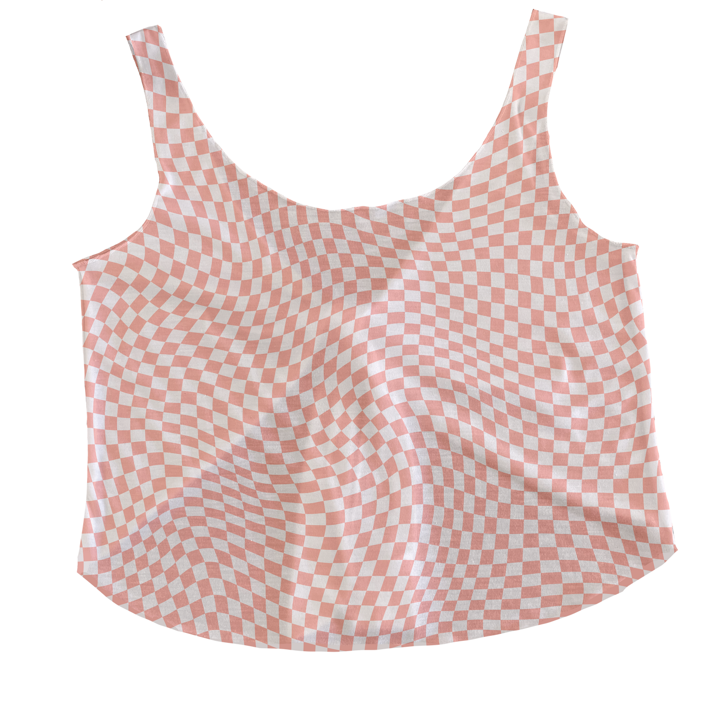 Powder Peach check Tieback Tank