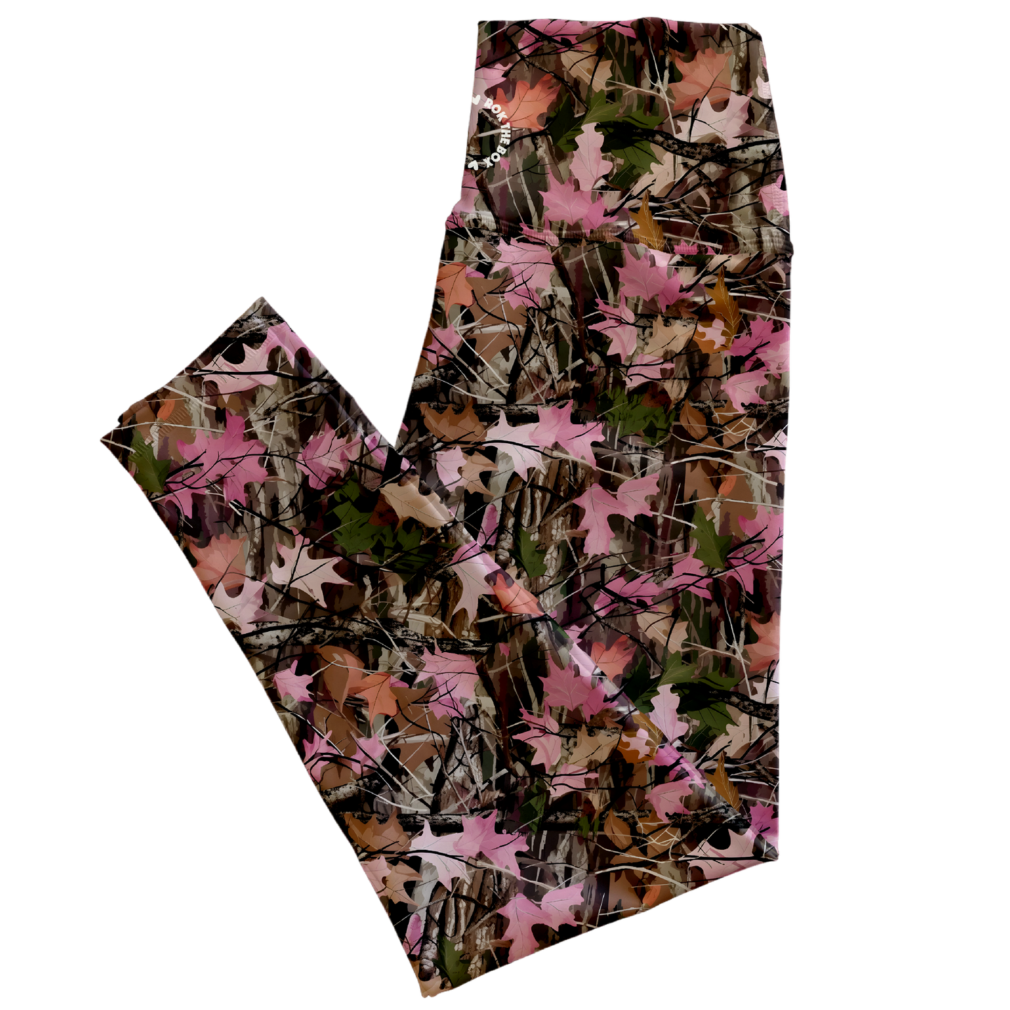 February Vol.1 Pink Tree Brush High-rise Leggings