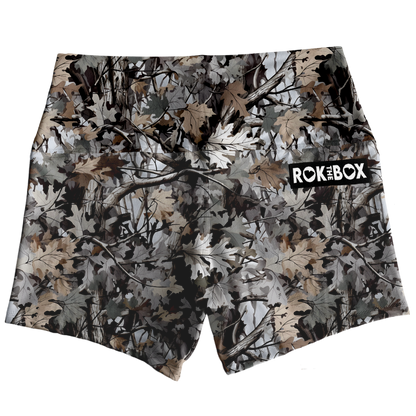 February Vol.1 Winter Camo Highrise Shorts