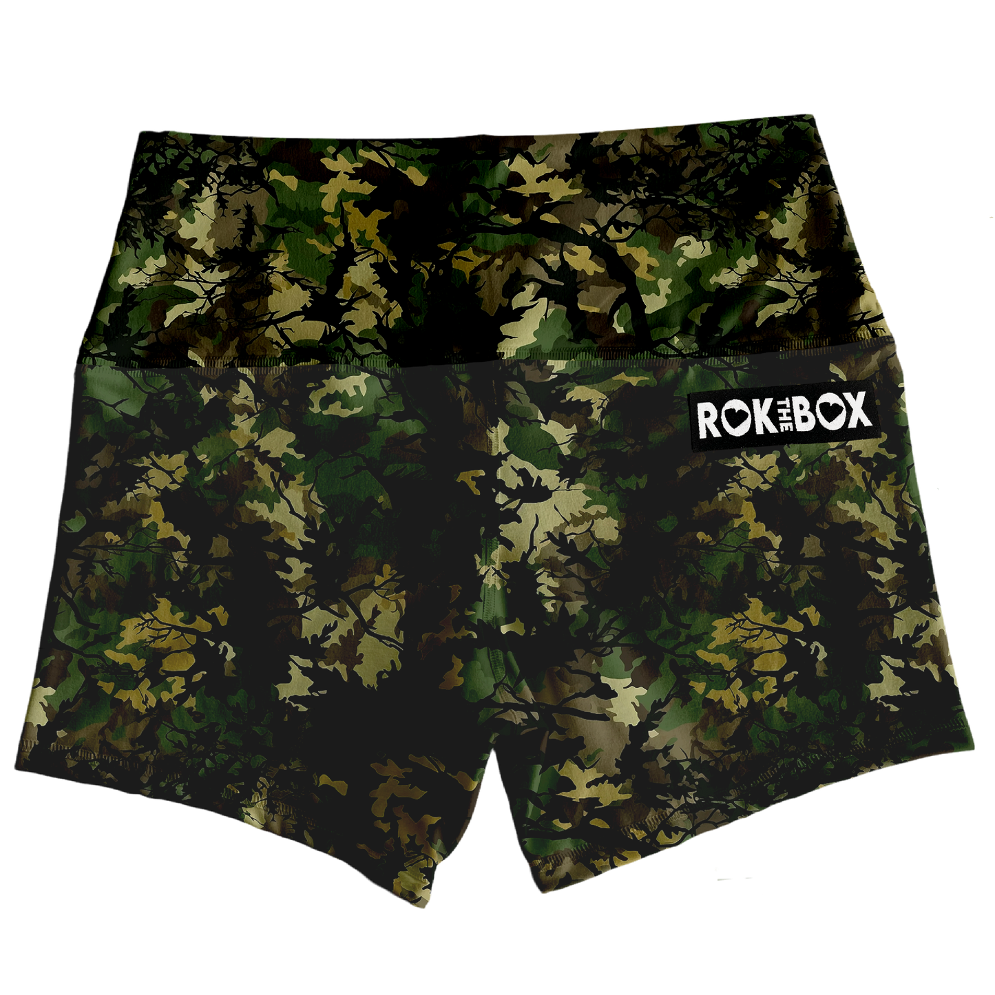 February Vol.1 Camouflage Highrise Shorts