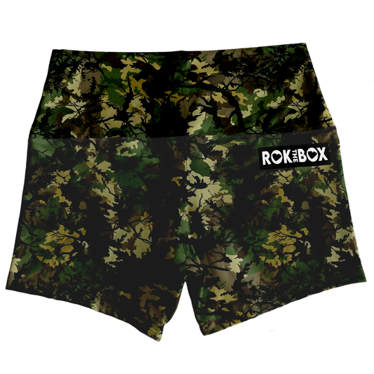 February Vol.1 Camouflage Highrise Shorts