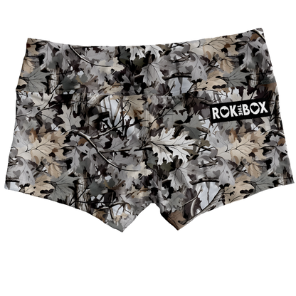 February Vol.1 Winter Camo Midrise Shorts