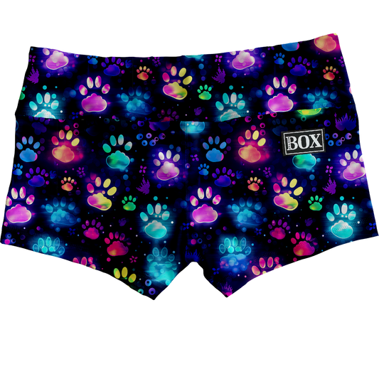 Neon Paws Shorts