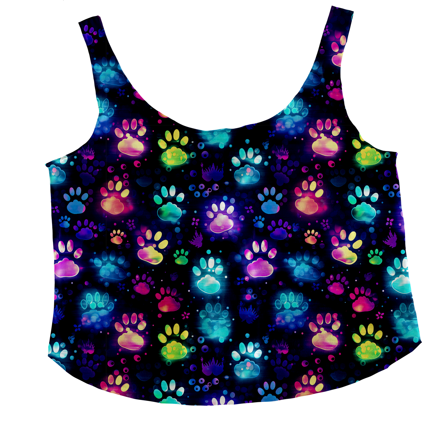 Neon Paws Tieback Tank