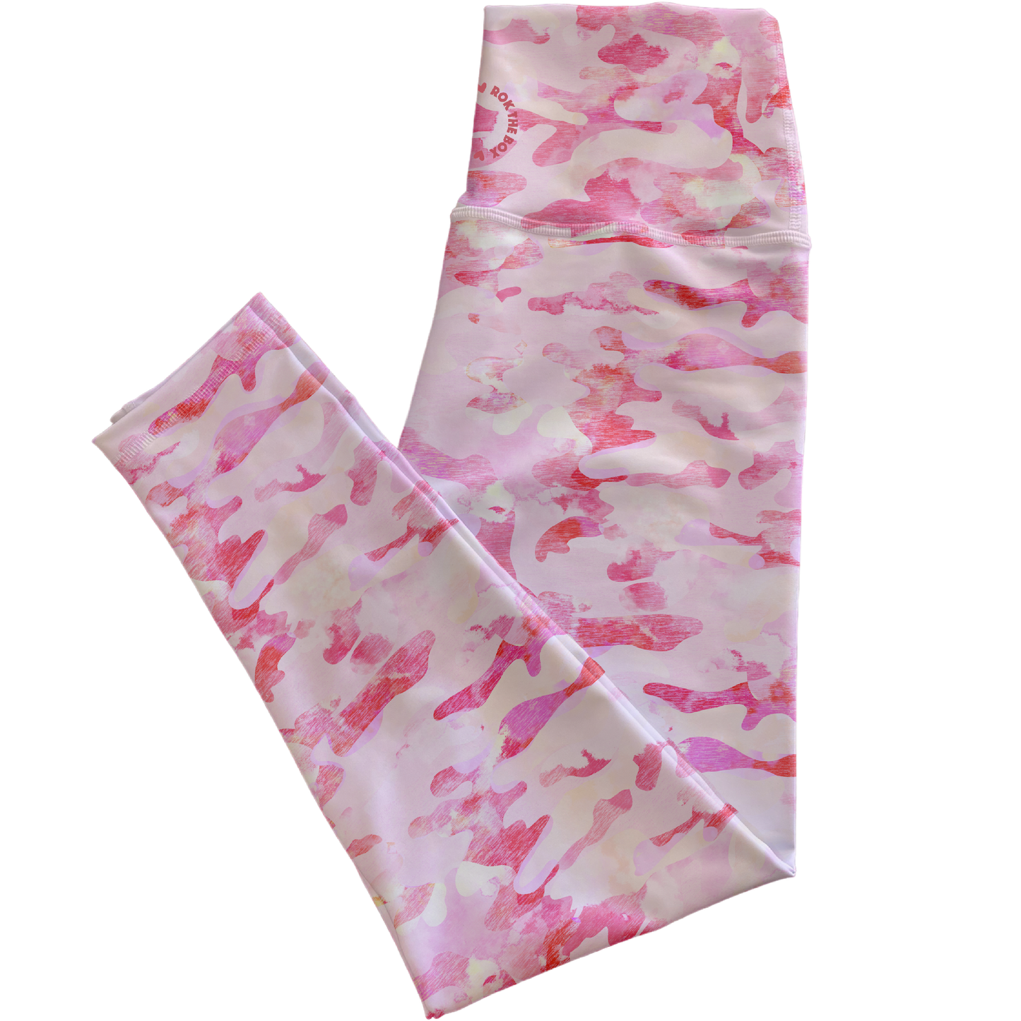 February Vol.3 Pink Camo Original High-rise Leggings