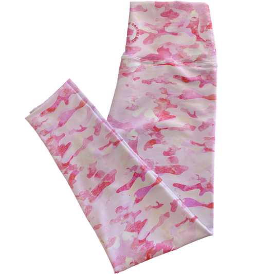 February Vol.3 Pink Camo Original High-rise Leggings