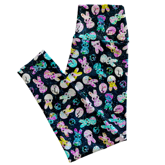 Voodoo Midnight Peeps NEW! ROK Leggings