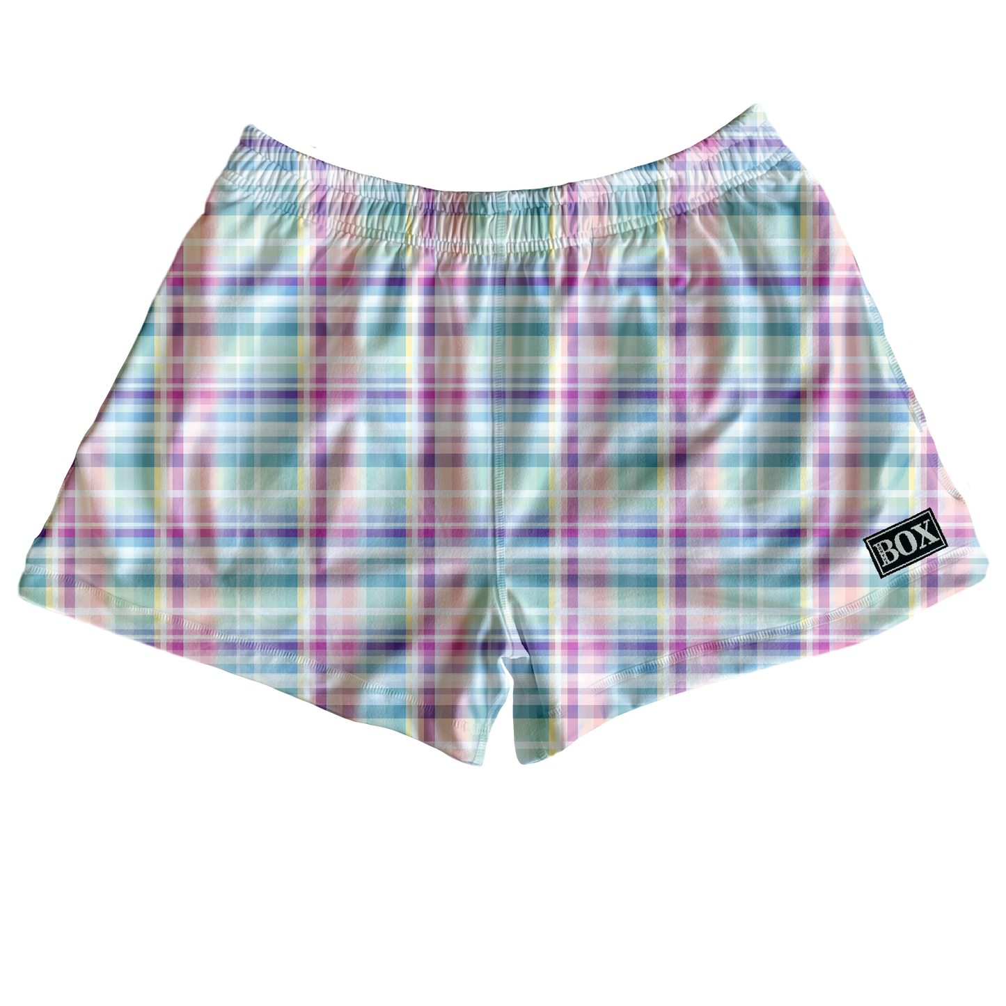 Pastel Plaid Lounge Short