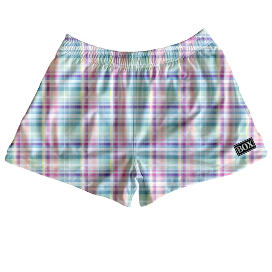 Pastel Plaid Lounge Short