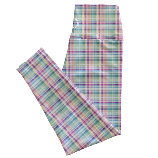 Pastel Plaid NEW! ROK Leggings