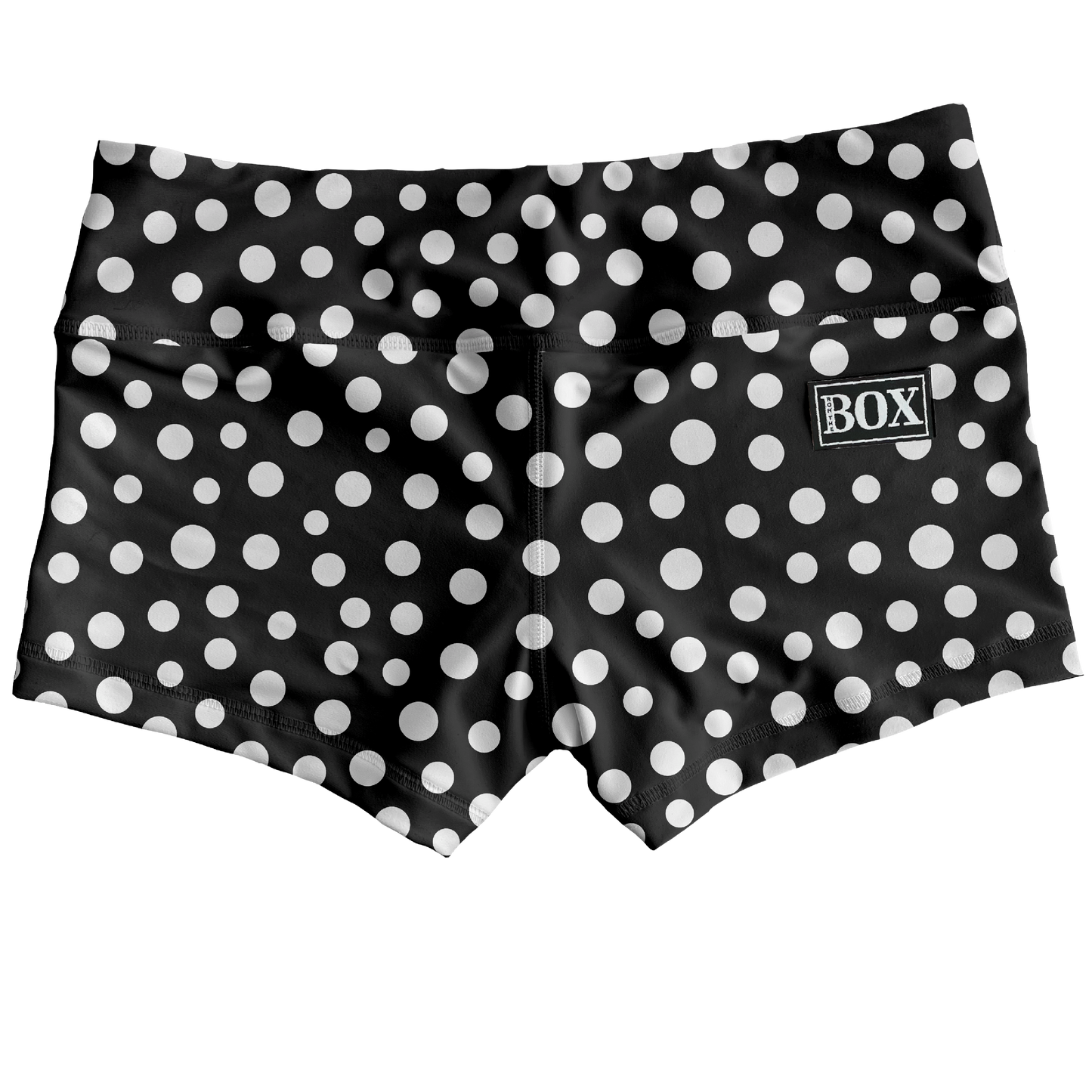 Blk Wht Dots Shorts WITH POCKETS