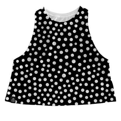 Blk Wht Dots Tops