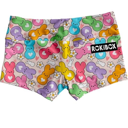 Lovey Bunnies Midrise Shorts