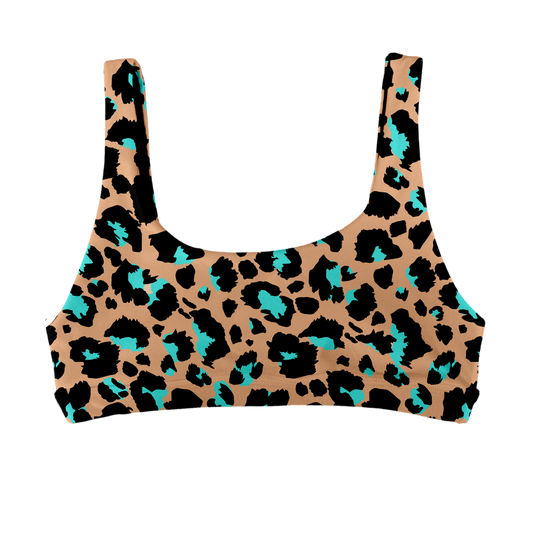 Turquoise Peach Eden Bra