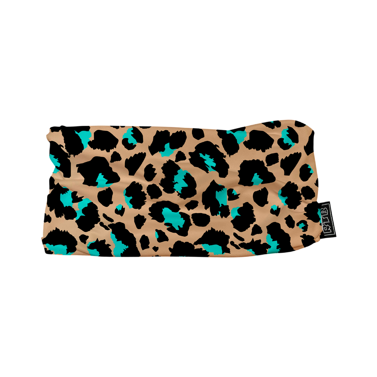 Turquoise Peach Leo 10” HEADBAND