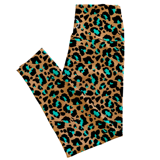 Turquoise Peach OG Highrise Leggings