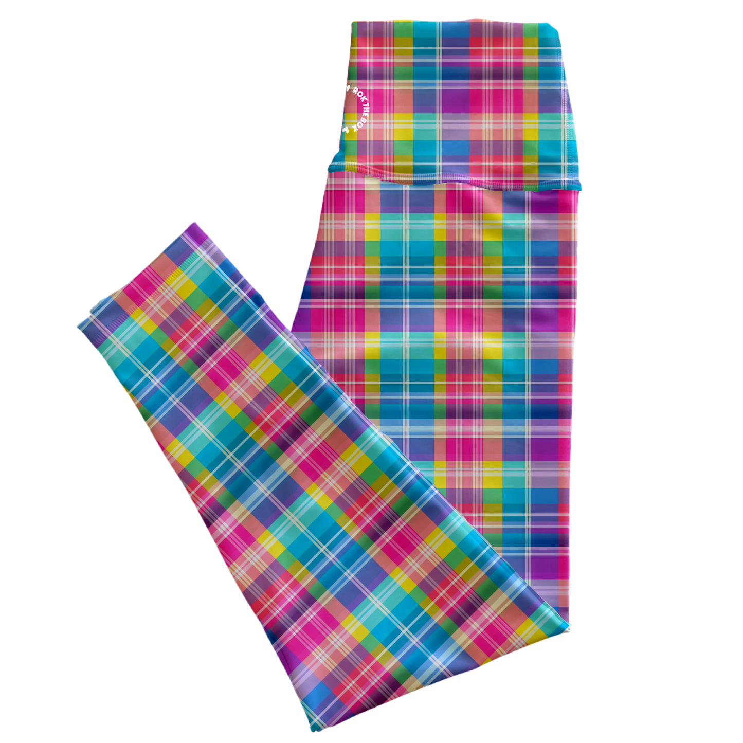 Springtime Plaid Original Highrise Leggings