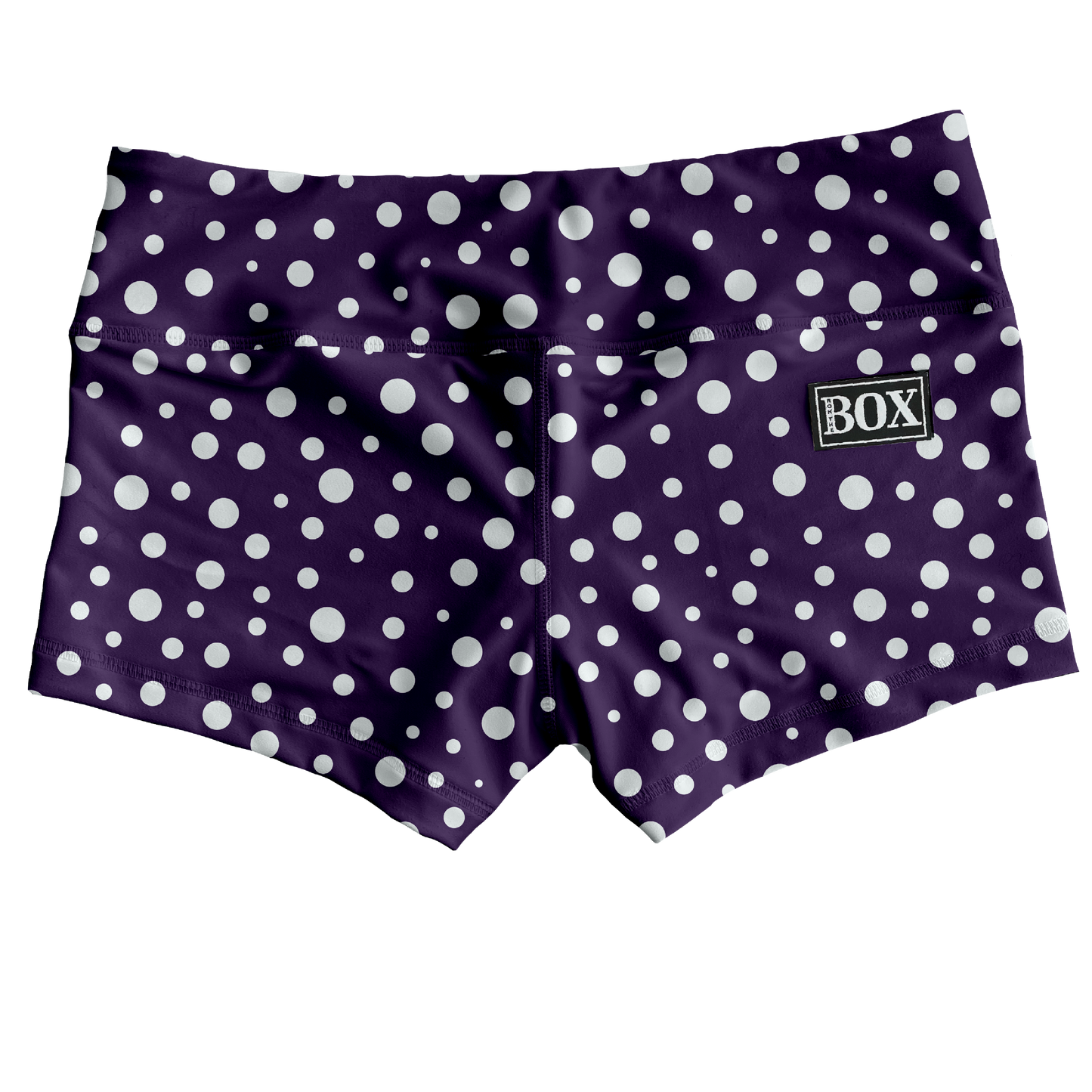 Silver Purple Dot Shorts