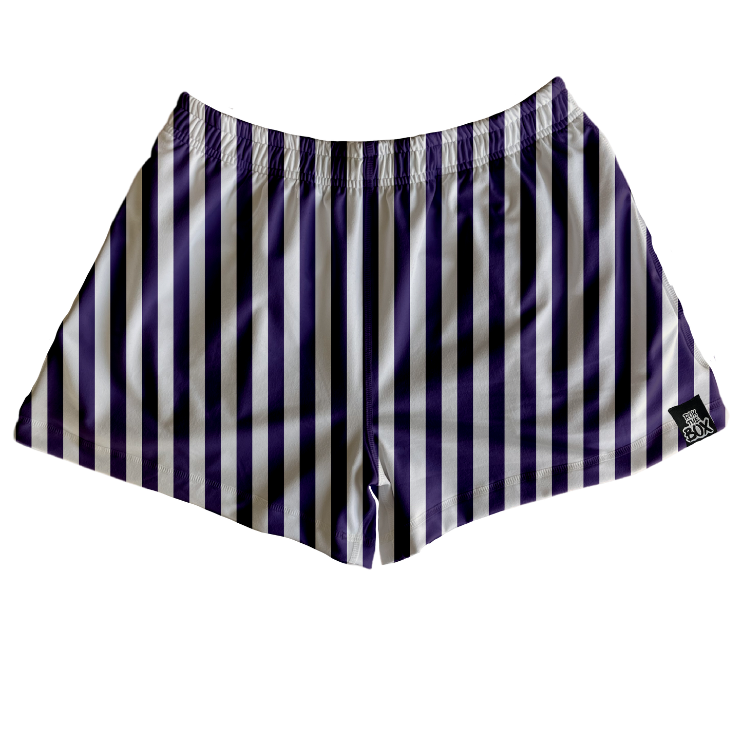 Muted Purple Stripes Lounge Short!