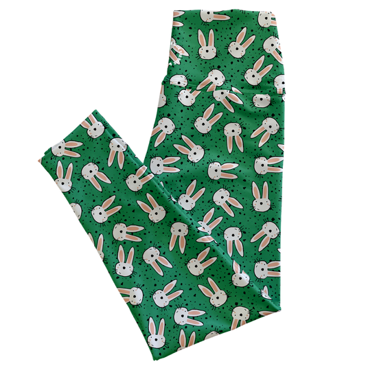 Green Day Bunnies NEW ROK Leggings