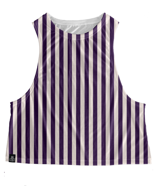Muted Purple Stripes Tops