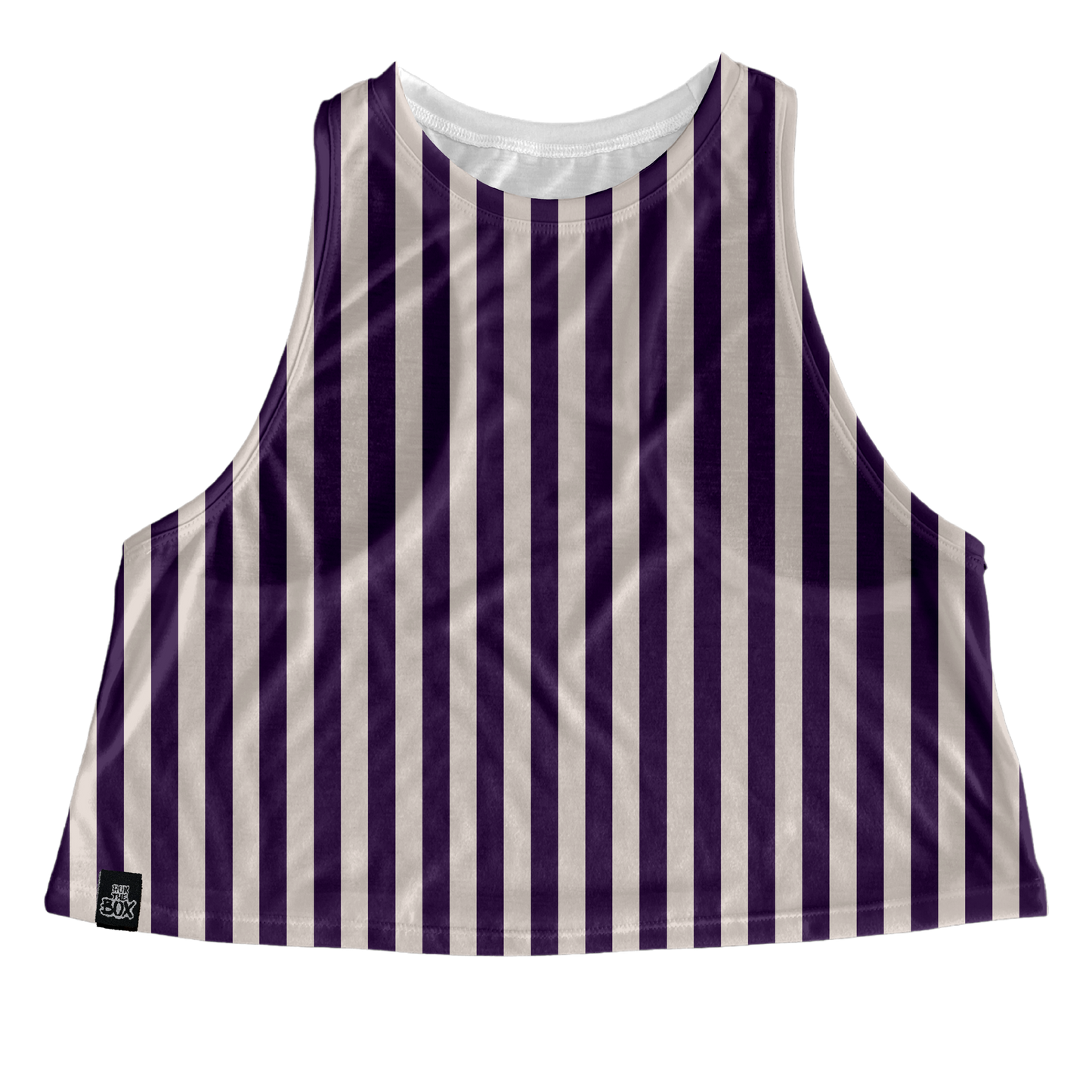 Muted Purple Stripes Tops