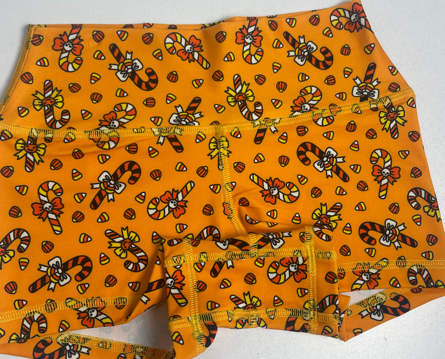 Candy Corn Canes 2.5” X SMALL Midwaist