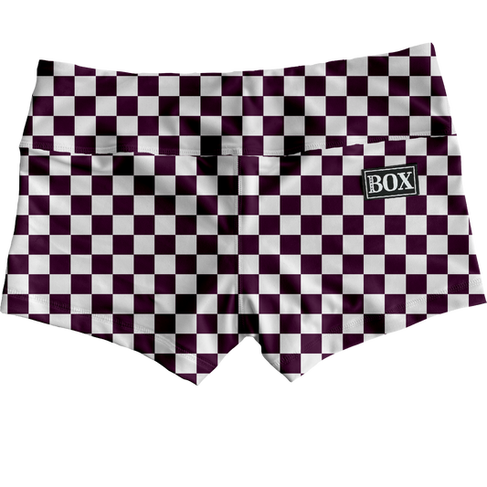 Wine Check Shorts WITH POCKETS