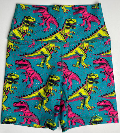 SUMMER DINO 6” MEDIUM  HIGHWAIST LUXE FABRIC