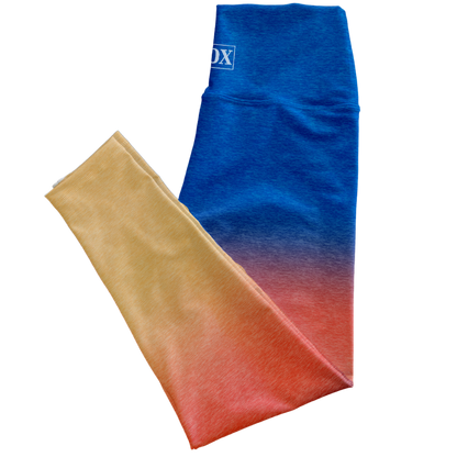 Retro Ombre Regular Rise Leggings