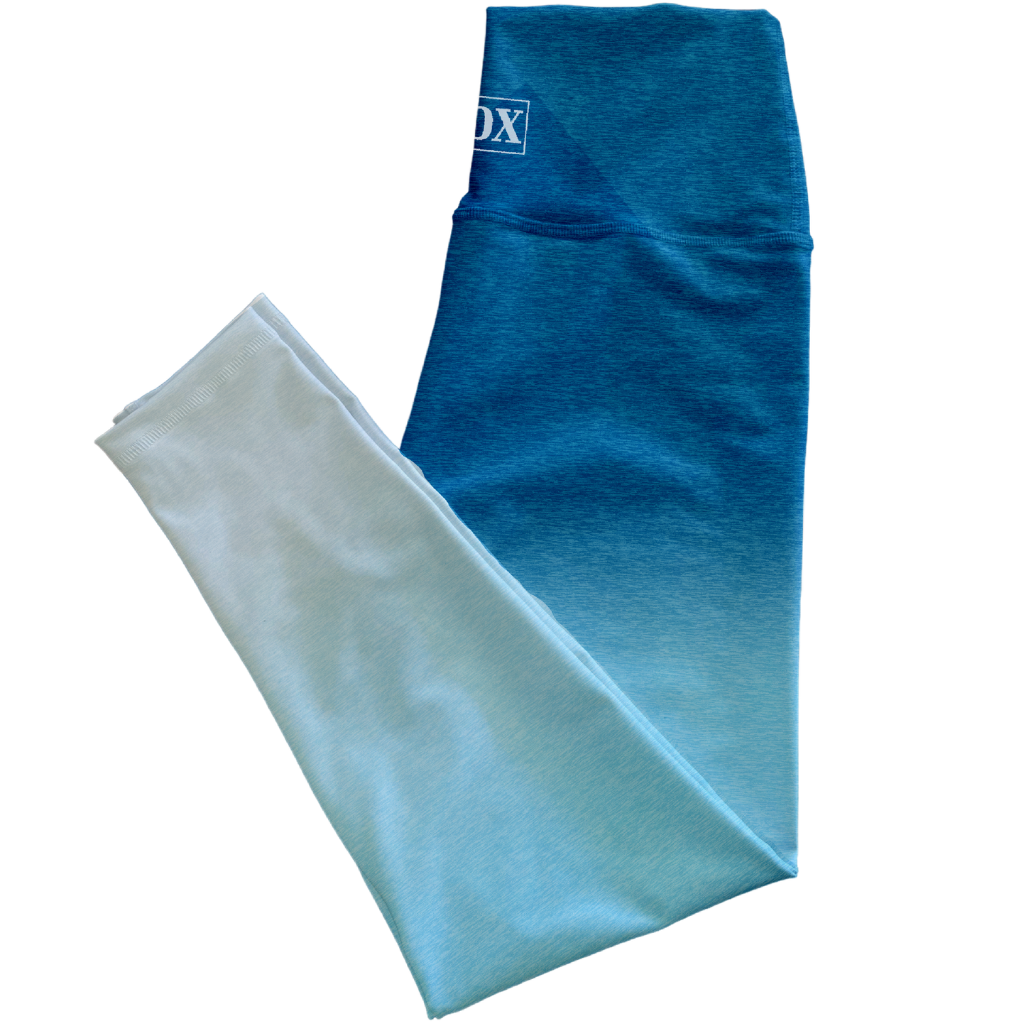 Blue  Ombre Regular Rise Leggings