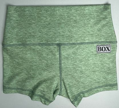 PISTACHIO HEATHER 2.5” MEDIUM Highwaist HYBRID PERFORMANCE