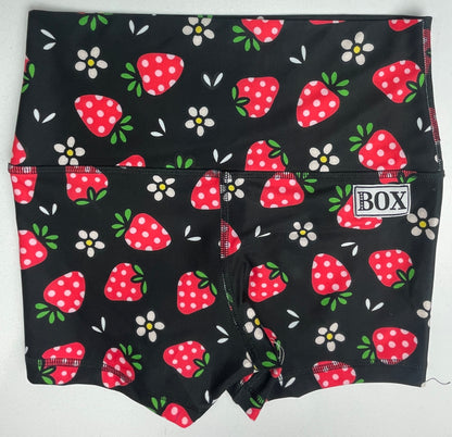 ROK THE BERRY BLACK 3.0” SMALL Highwaist HYBRID PERFORMANCE