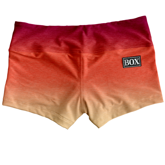 Sunset Ombre Heathered Shorts WITH POCKETS