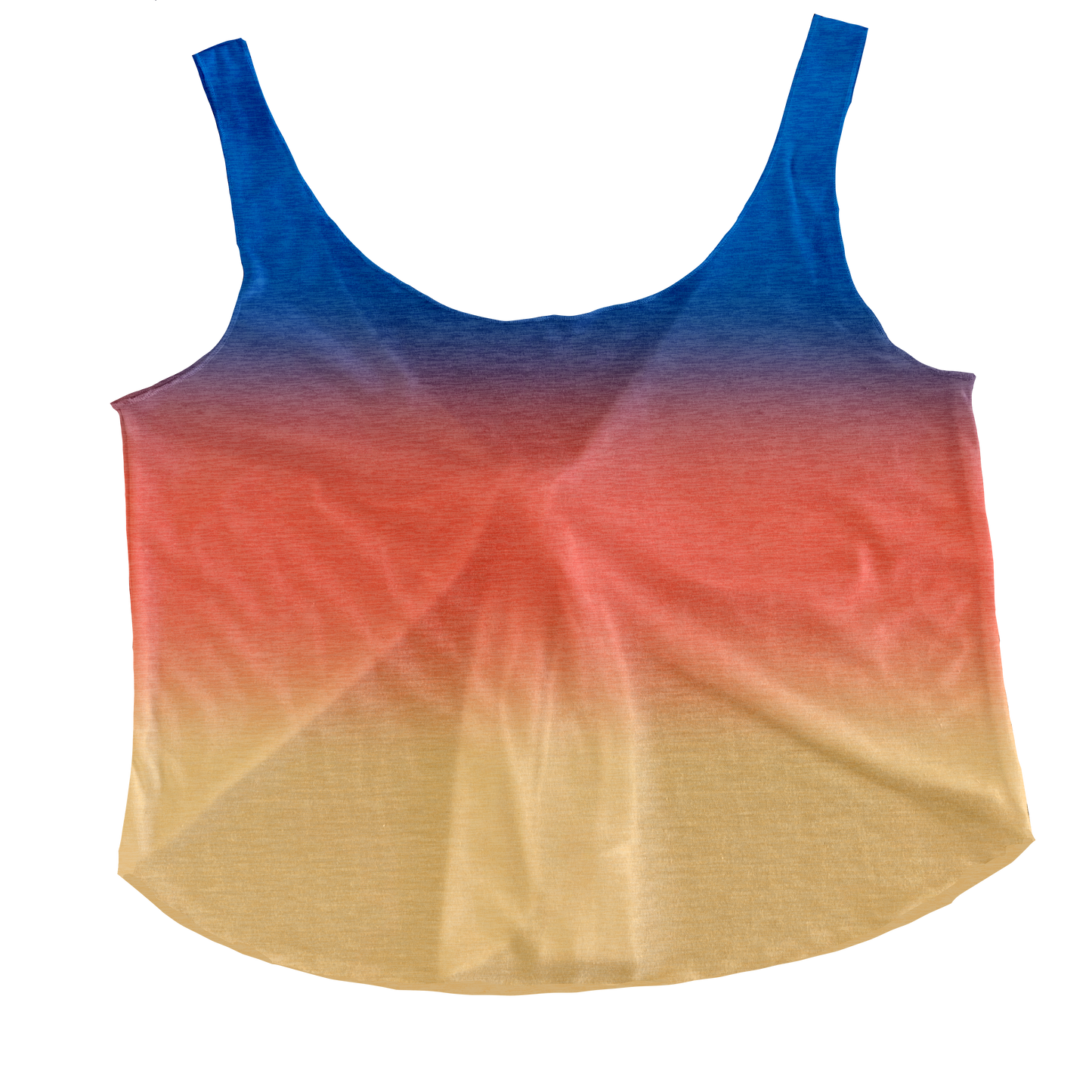 Retro Ombre Heathered Tieback Tank