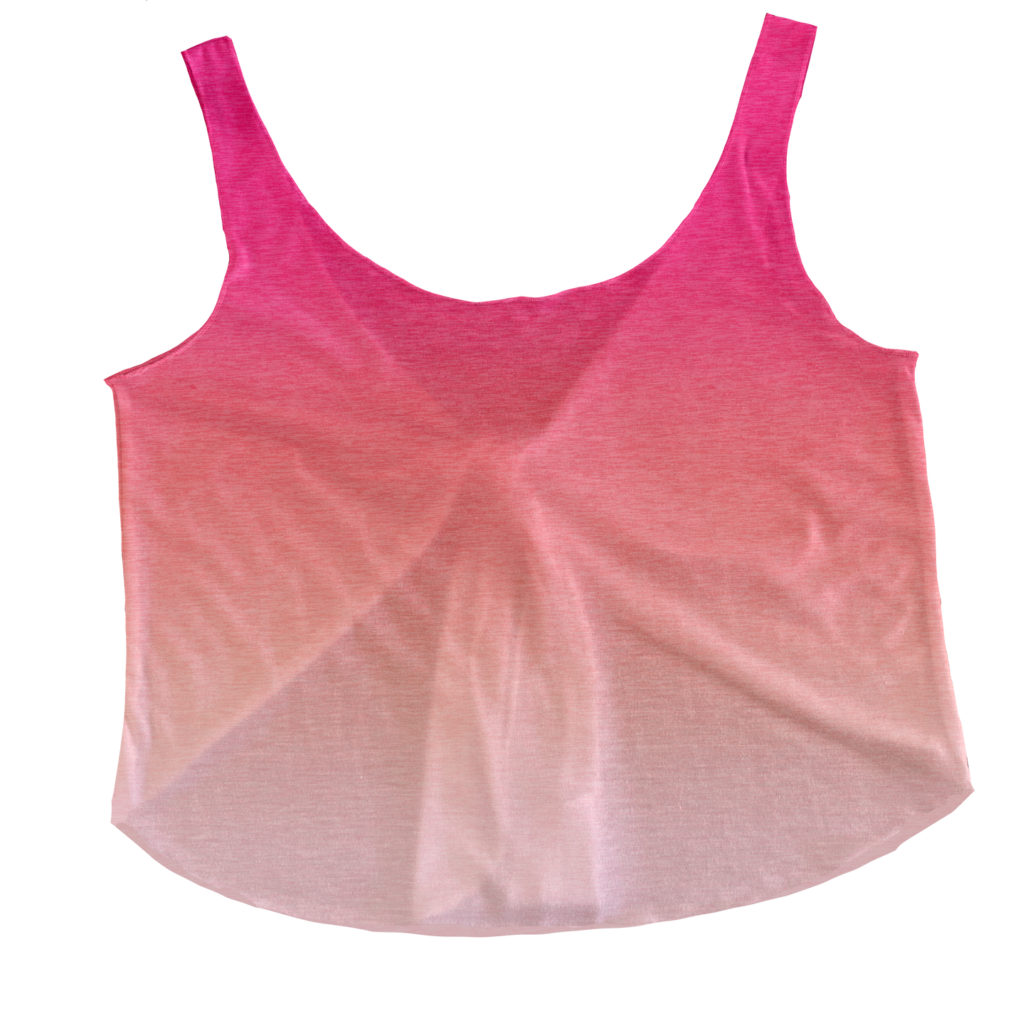 Blushed Ombre Heathered Tieback Tank