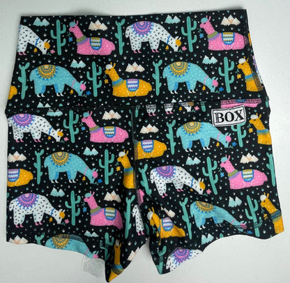 CUTE LLAMA 3” SMALL HIGH WAIST HYBRID PERFORMANCE