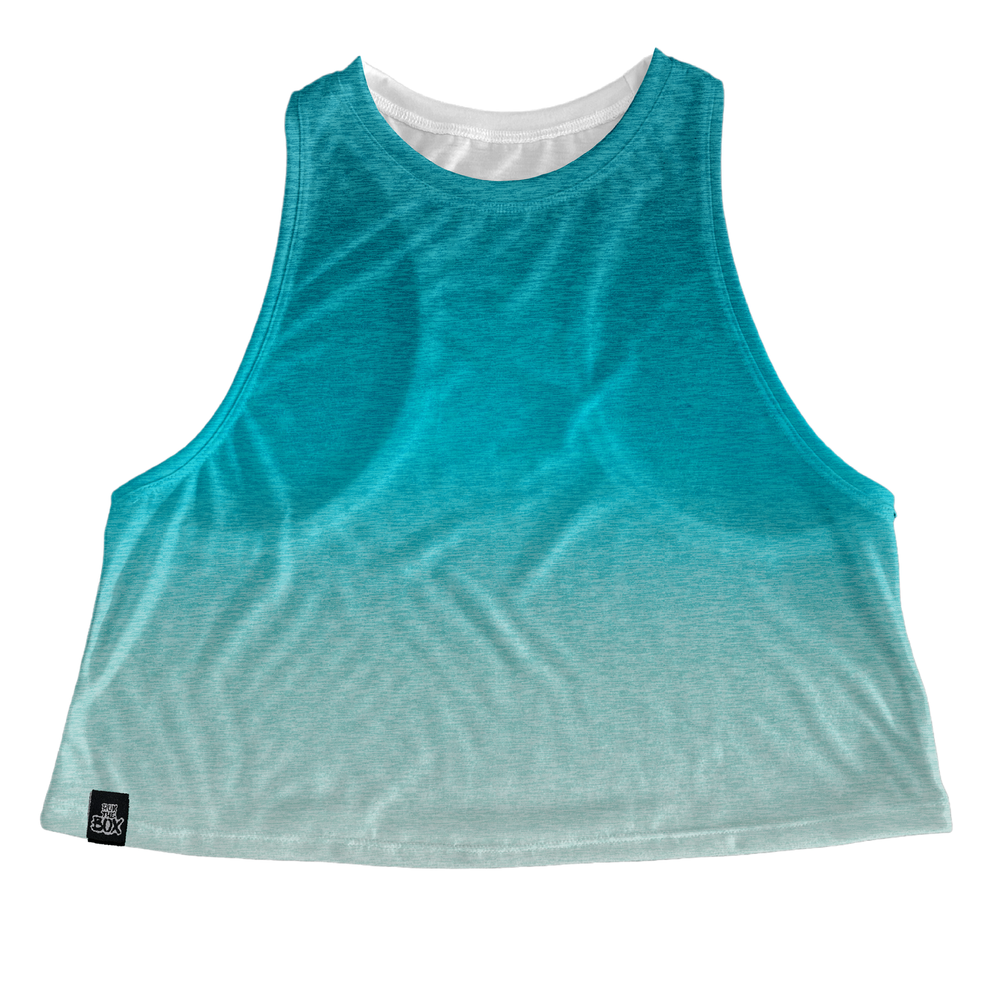 Aqua Marine Ombre Heathered Tops