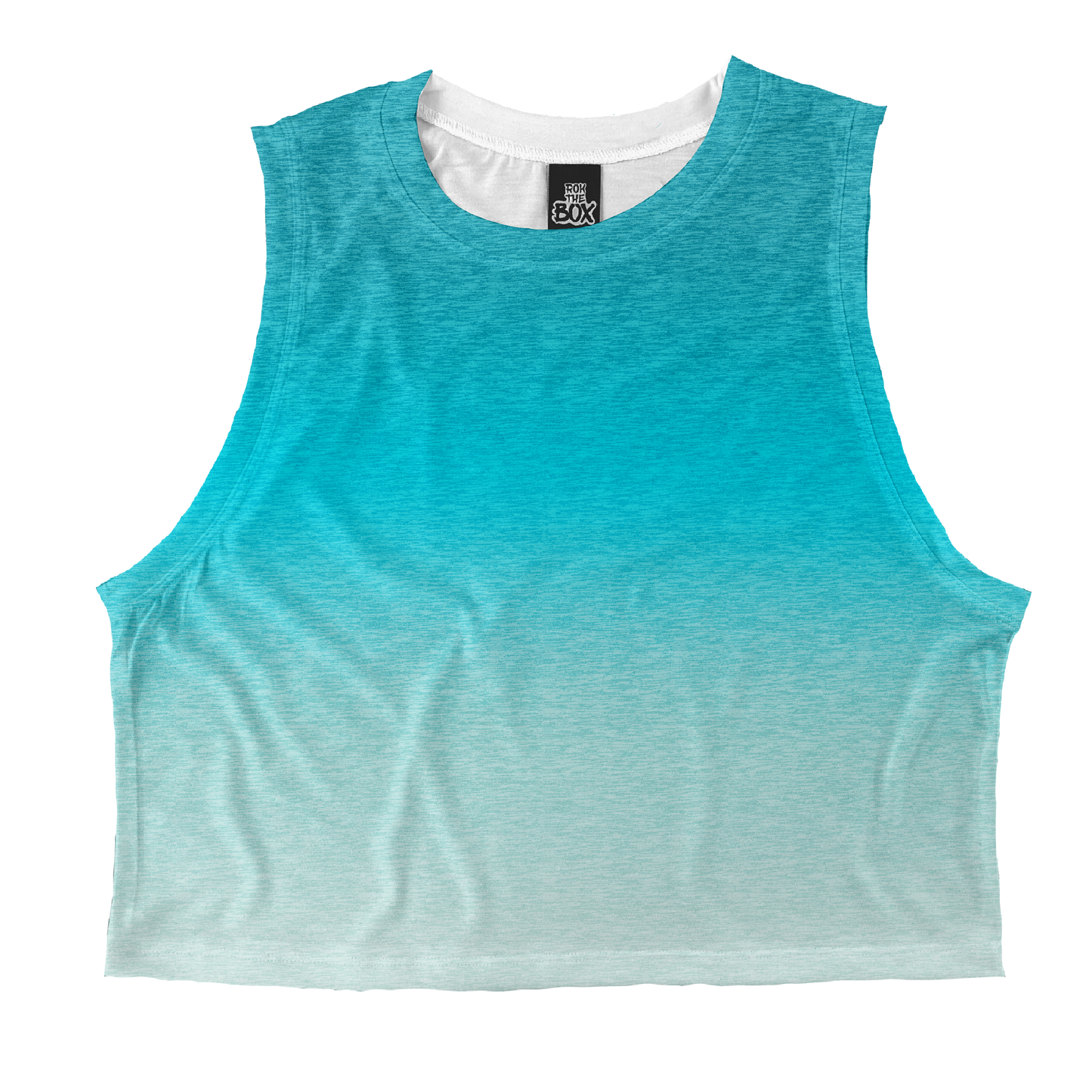 Aqua Marine Ombre Heathered Tops