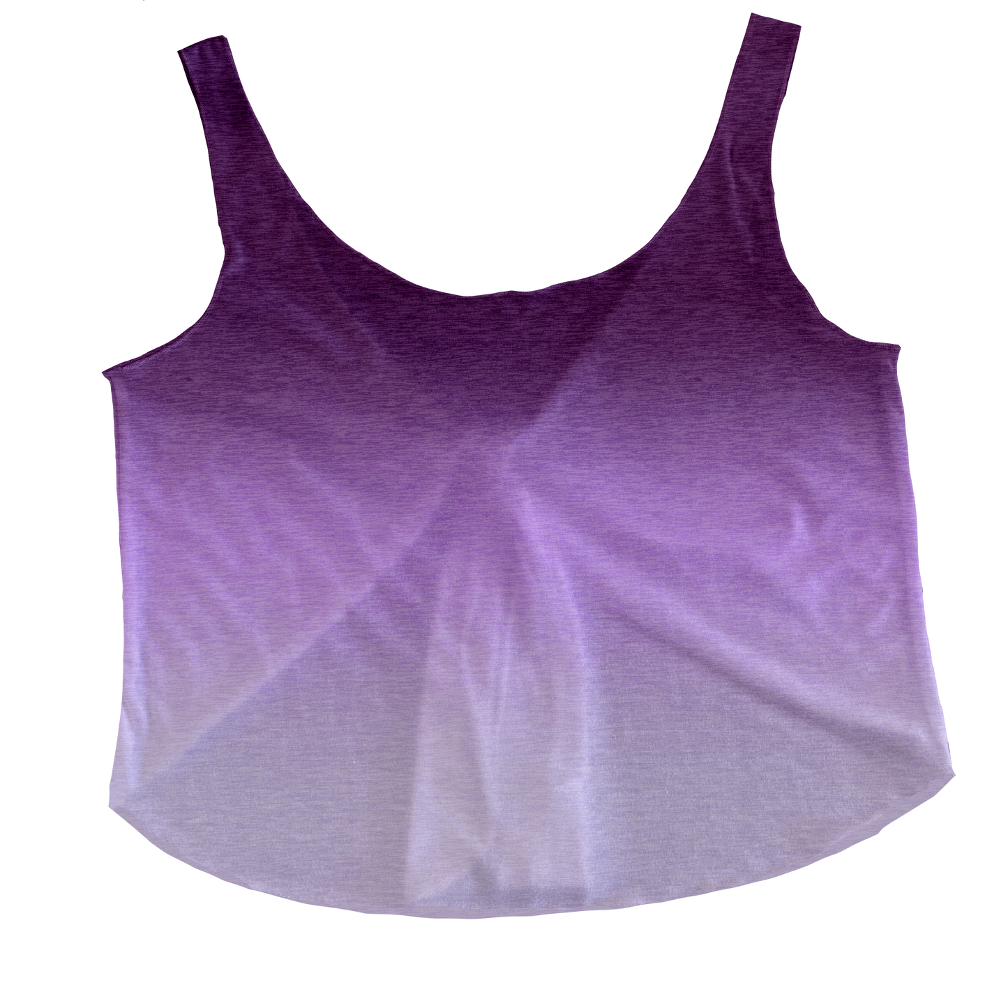 Raisin Ombre Heathered Tieback Tank