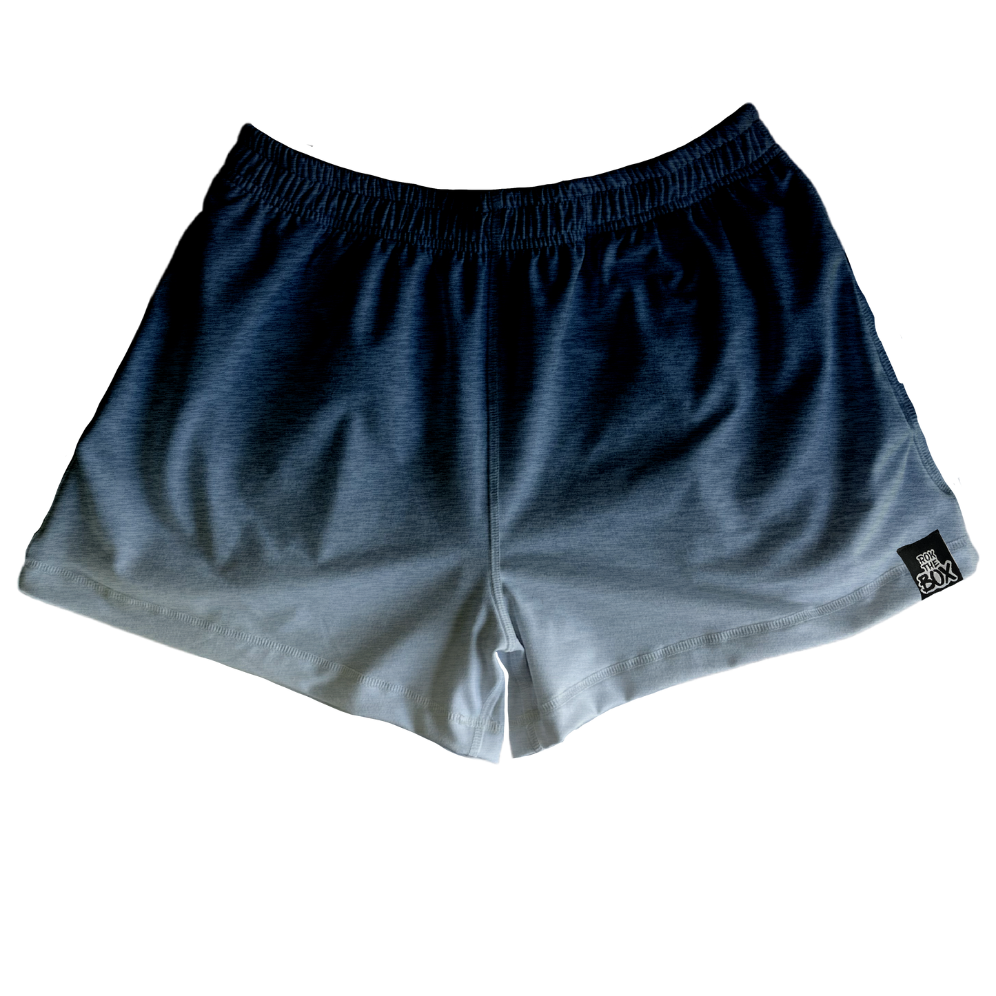 Blue Black Ombre Heathered Lounge Short!